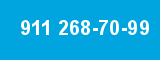 911 268-70-99 911 268-70-99